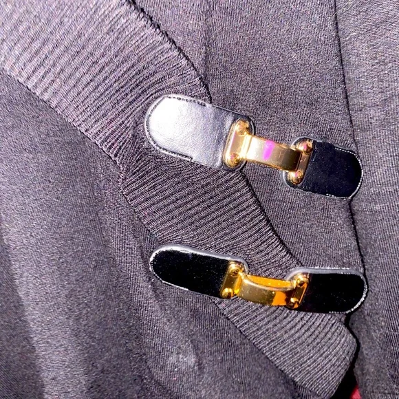 INC Sweater with two belt design - Picture 6 of 7